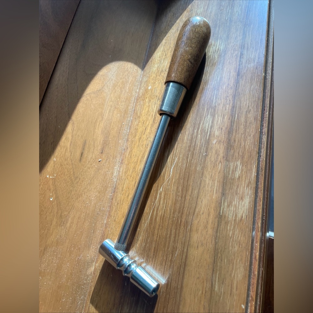 SOLD ❌ Grover Piano Tuning Lever Tuning Hammer Vintage Wood Handle Piano Tool